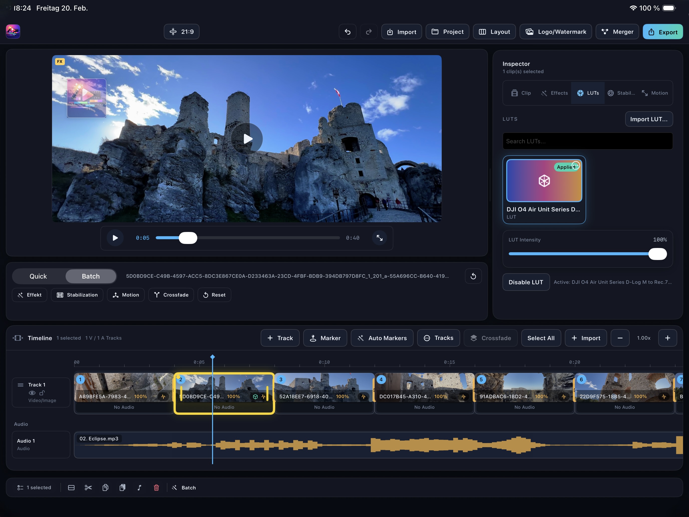 Lumiclipia LUT tools